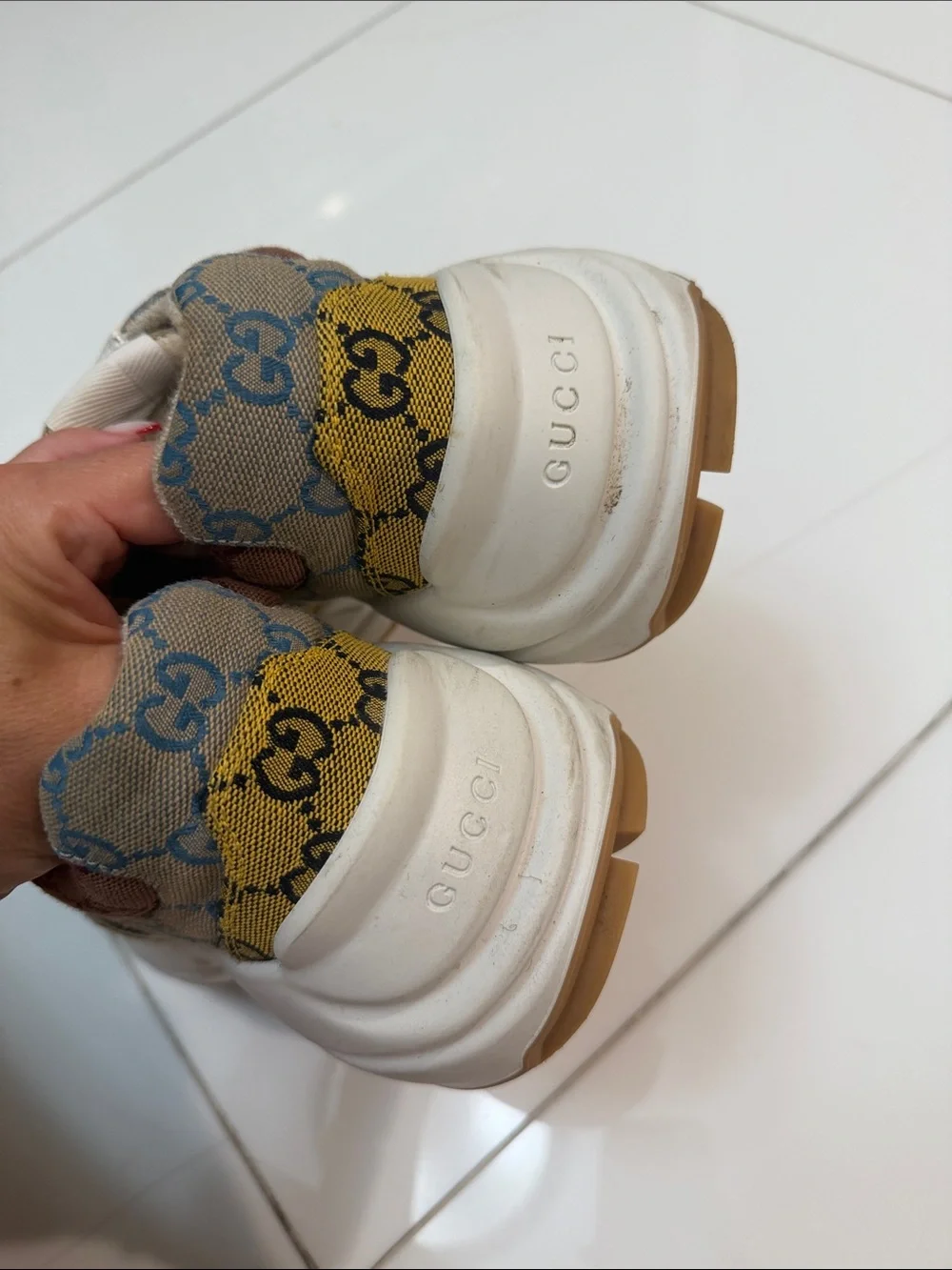 Gucci Rhyton Multicolor GG Sneaker 6.5 men’s